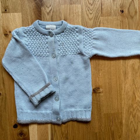 Lillelam cardigan / ulljakke str. 80