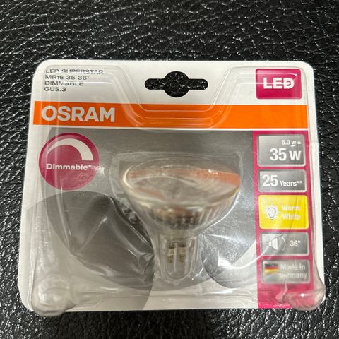 Osram LED SUPERSTAR Dimbar GU5.3 lyspære