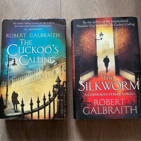 To bøker av Robert Galbraith (J.K. Rowling)