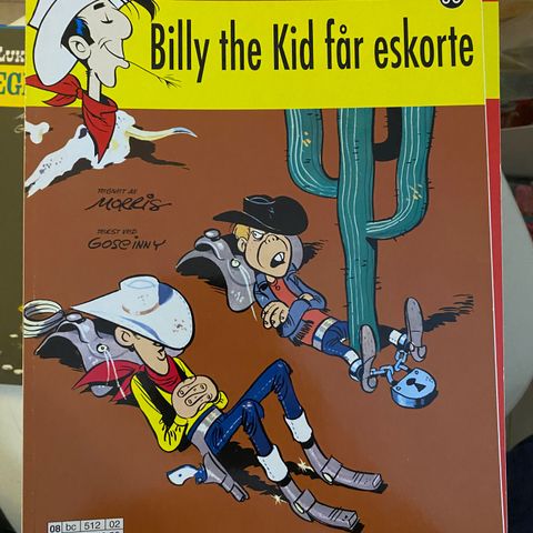 Lucky Luke 36 - Billy the Kid får eskorte - 3 opplag - meget pent