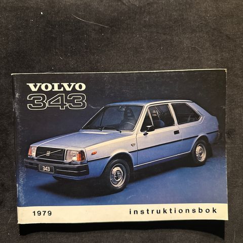 Volvo 343 Instruksjonsbok
