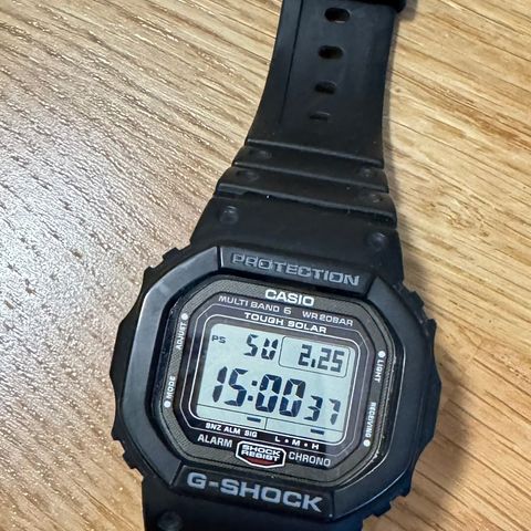 Casio G-shock GW5000 Japansk versjon (nesten helt ny)