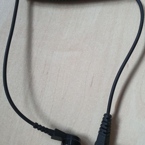 Mono in-ear ørepropp-høyttaler m/standard 3,5mm aux jack