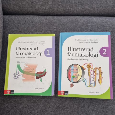 Illustrerad farmakologi 1 og 2 Svensk språk