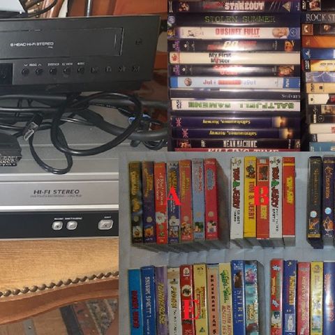 Kjøp Bra VHS Spiller og Baren Filmer -Gi Barna Samme opplevelse s Du :)