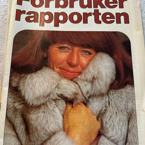 FORBRUKERRAPPORTEN 1985 / MANGE FINE BLADER / VINTAGEBLADER