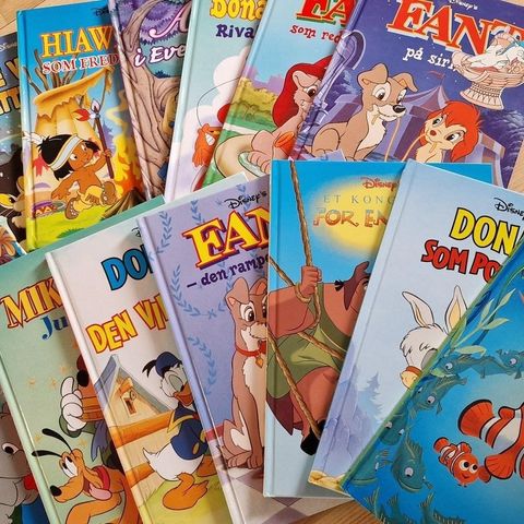 17 Disney bøker - Donald Duck's bokklubb