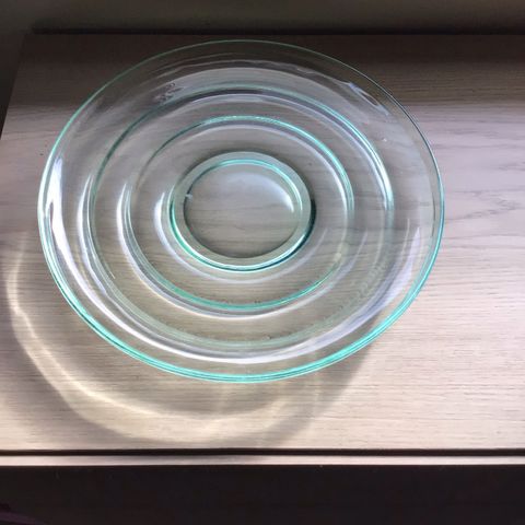Retro fat - Hadeland glassverk - diam. 31,5 cm