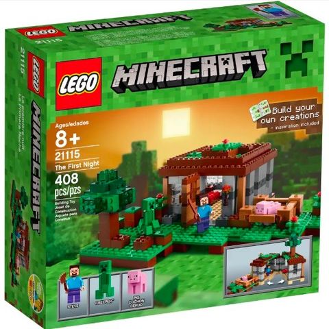 MINECRAFT LEGO 21115 - DEN FØRSTE NATTEN