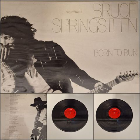 BRUCE SPRINGSTEEN  / BORN TO RUN 1975 - VINTAGE/RETRO LP-VINYL (ALBUM)