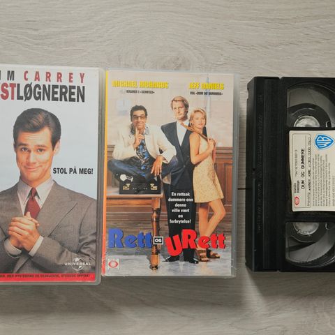 VHS- Jim Carrey og Jeff Daniels