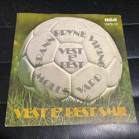 Brødrene Thue ** Vest E Best ** 7" ** Singel ** Brann ** Fotball