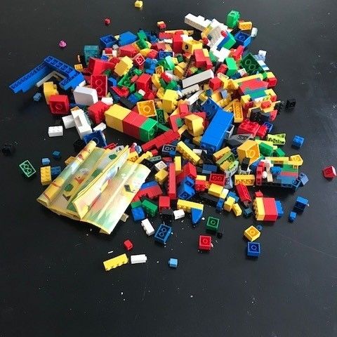 Samling Lego klosser