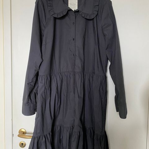 Part Two kjole marine poplin str. 42