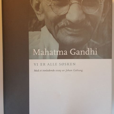 Mahatma Gandhi "Vi er alle søsken" . trn 38