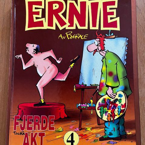 Tegneserieboken "Ernie fjerde akt" av Bud Grace