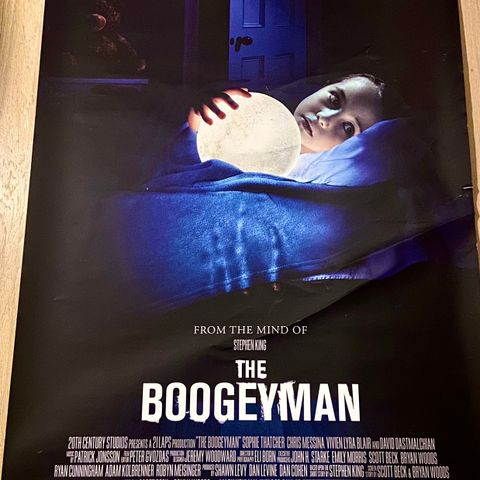 The Bogeyman 2023 Film plakat! Ekte fra Kinoen!