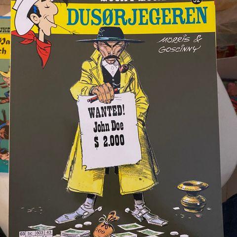 Lucky Luke 32 - Dusørjegeren - 3.opplag - ulest