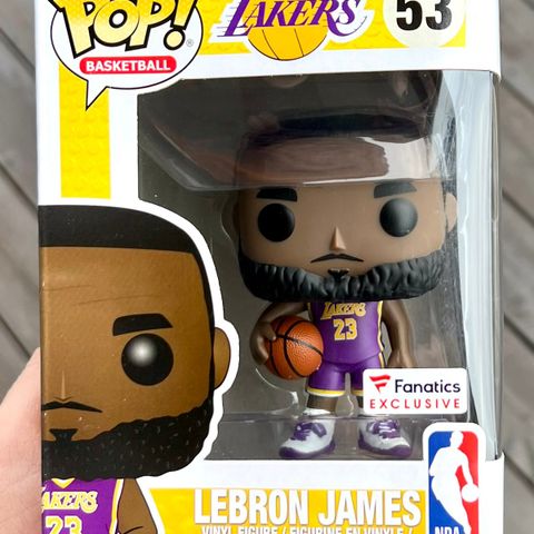 Funko Pop! LeBron James (Purple Jersey) | Los Angeles Lakers | NBA (53)