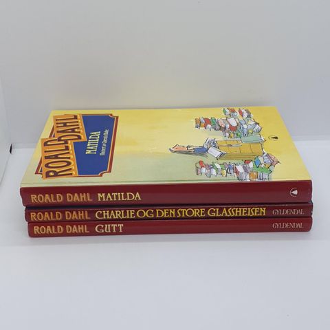 3 stk eldre Roald Dahl bøker