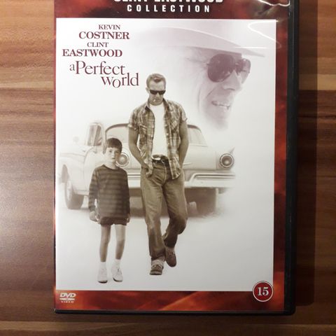 "A perfect world" 1993 film DVD (norsk tekst) Costner/Eastwood
