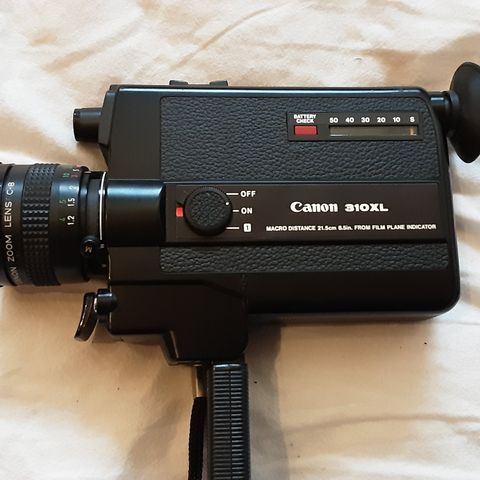 Canon 310XL, retro filmkamera Super 8