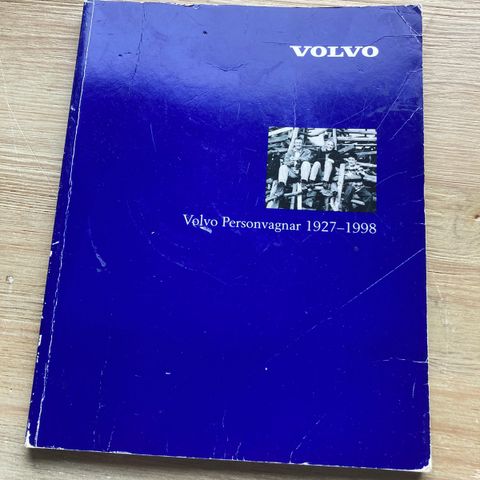 Volvo historie 1927-1998 Volvo original bok.