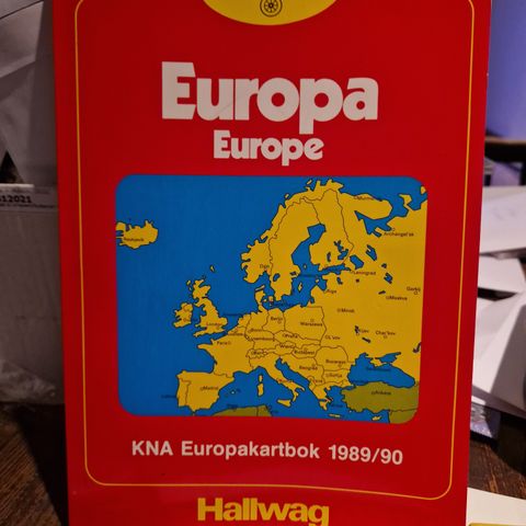 Kr 5 KNA EUROPAKARTBOK 1989