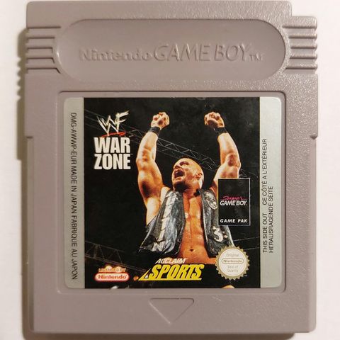 "WWF War Zone" til Nintendo Game Boy DMG-01