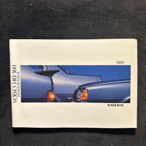 Volvo 340 / 360 Instruksjonsbok