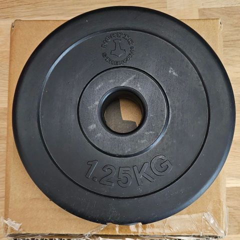 💪🏋️ Nordic Strength 1.25KG Vekter - Perfekt for Treningsentusiaster! 💪