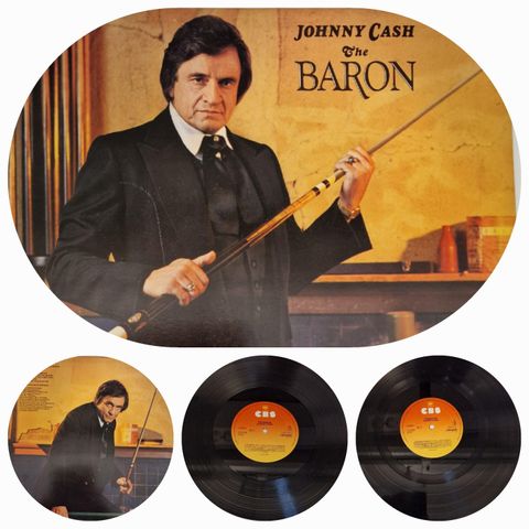 JOHNNY CASH  / THE BARON 1981 - VINTAGE/RETRO LP-VINYL (ALBUM)