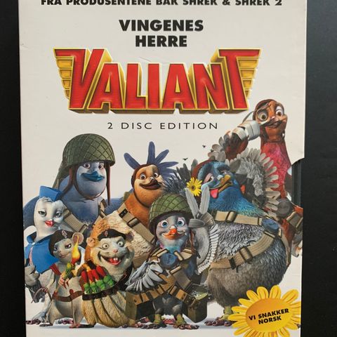 DVD film “Valiant” selges.