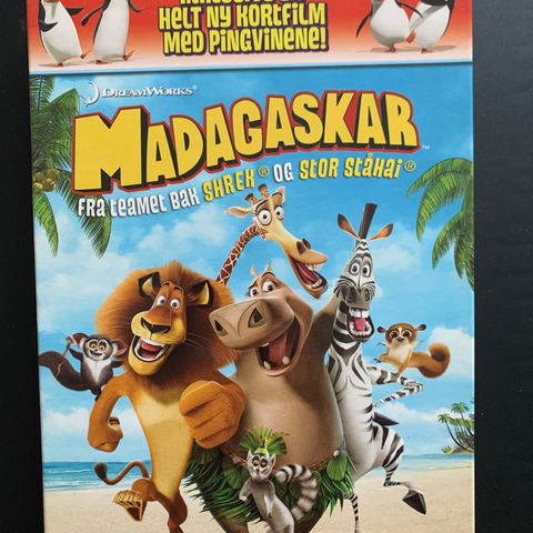 DVD film “Madagaskar” selges.