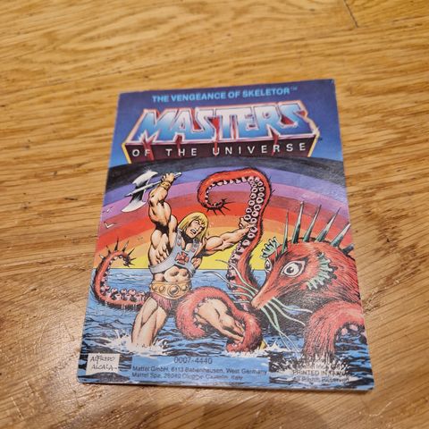 Masters of the universe 1982, He man,  The vengeance of skeletor, Tysk