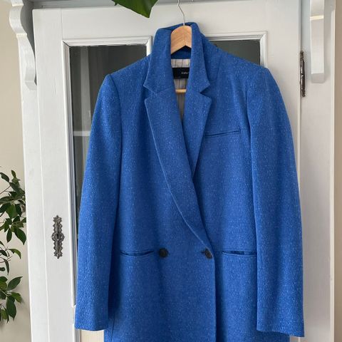 Lekker blå blazer / kåpe/ jakke fra Zara