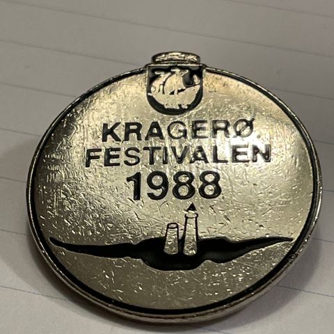 Kragerø Festivalen 1988 nålemerke