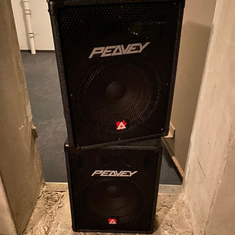 Peavey sa1 høytalere. PA høytalere. 100% strøkene.