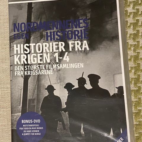 Norgeshistorie på DVD. Uåpnet. NY PRIS!