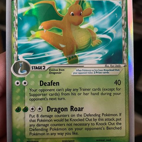 Sjelden Delta Species Dragonite Ex Holo fra Dragon Frontiers - Pokémon Kort