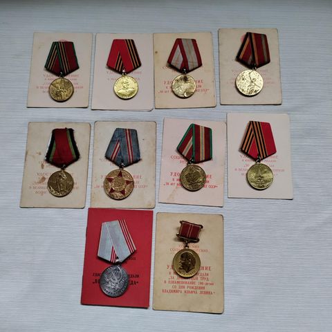 Sovjetiske medaljer