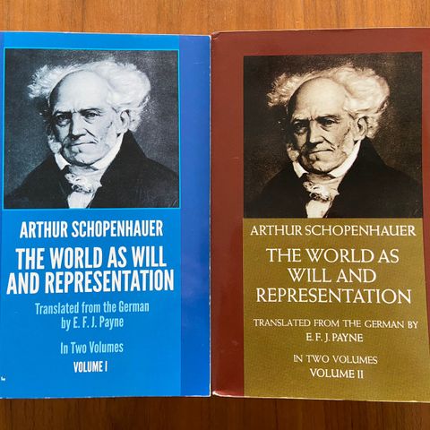 Schopenhauer, The World as Will and Representation, bind 1-2