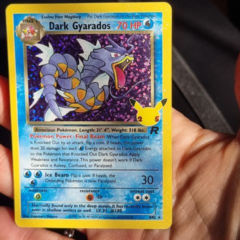 Pokemonkort Dark gyarados 8/82 classic collection