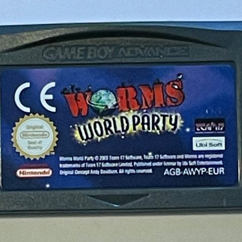 Worms World Party til Gameboy Advance