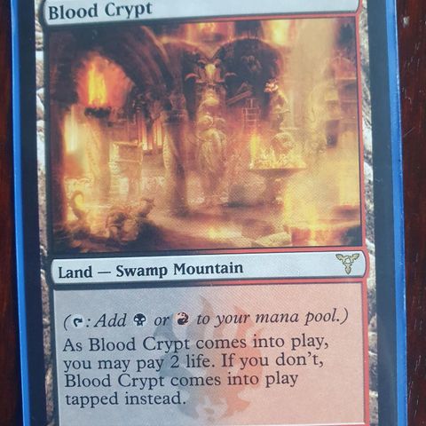 Magic the gathering kort. Blood Crypt