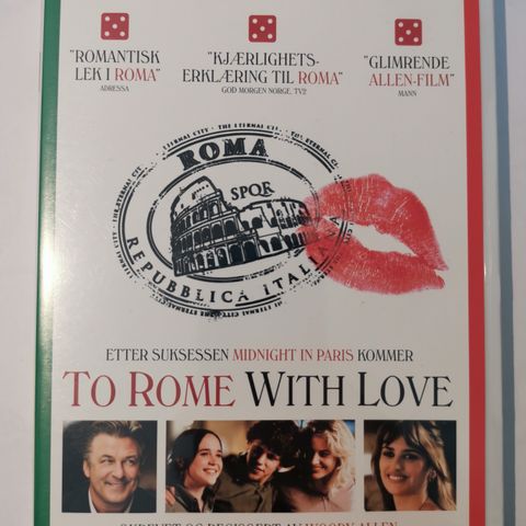 To Rome With Love (DVD 2012, Woody Allen)