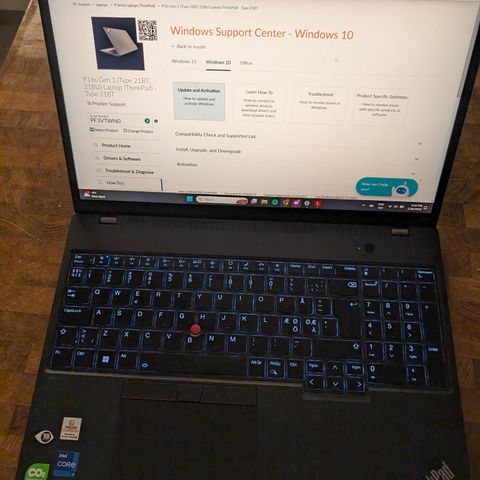 Lenovo ThinkPad P16s Arbeidstasjon med Garanti