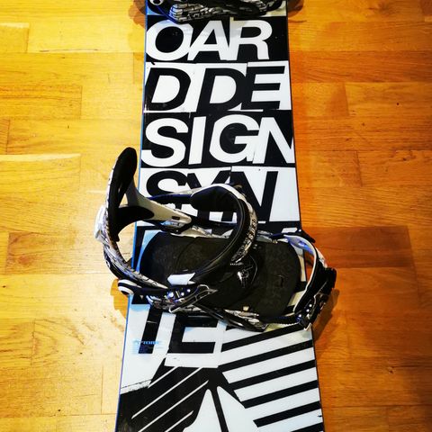 Rome SDS snowboard med bindinger 158 cm