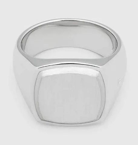 Tom Wood silver top ring