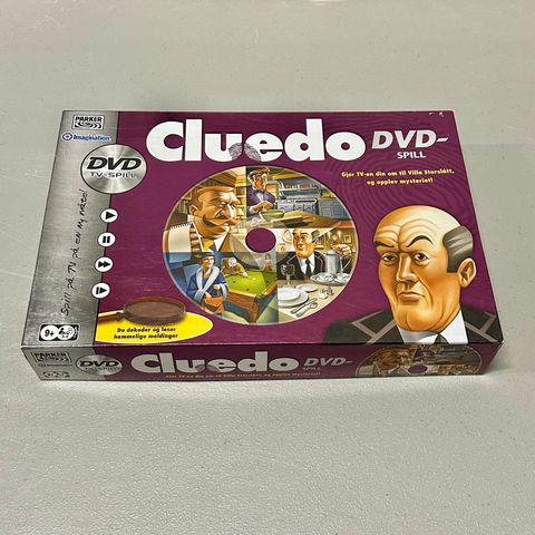 CLUEDO DVD-Spill (Norsk utgave fra 2006) - Komplett !